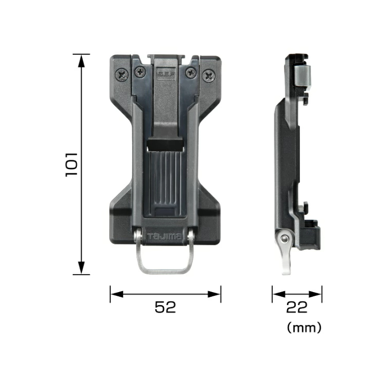 2025最新 TAJIMA 田島 窄版 安全吊帶用安全扣 捲尺扣 SF-MFTHLD SF-FTHLD:圖片 3