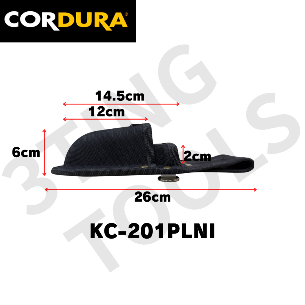 山町3Ting CORDURA 鉗袋 鉗套 2P KC-201PLNI:圖片 2
