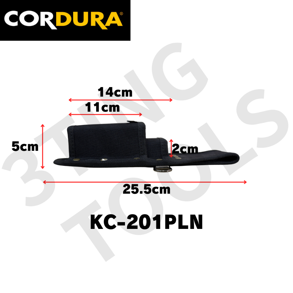 山町3Ting CORDURA 鉗袋 鉗套 2P KC-201PLN:圖片 2